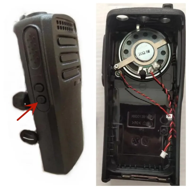 Walkie Talkie PMMN4013A - Micrófono Externo Inalámbrico Con Altavoz, Gran Alcance, Para Radios DP1400, EP450, DEP450, CP040, CP140 Y Más