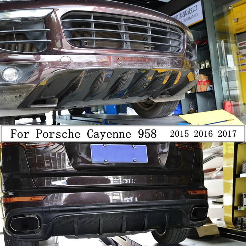 

Для Porsche Cayenne 958, 2015, 2016, 2017, высокое качество, реальное углеродное волокно, передняя зеркальная поверхность, разветвитель