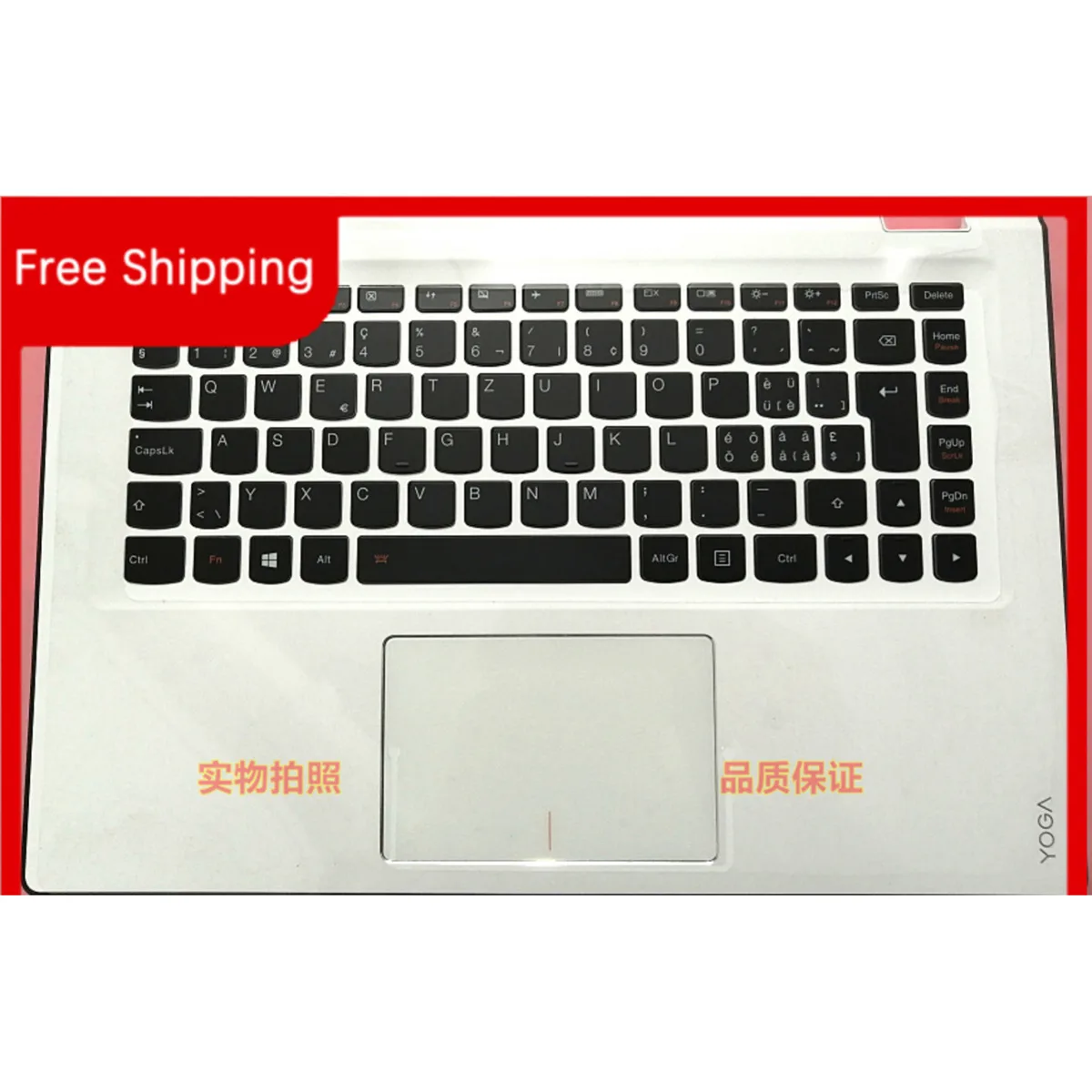 

Для Lenovo Yoga 3-14 YOGA 700-14 C чехол клавиатура подсветка белый Швейцария 5CB0K61145