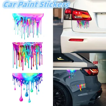 Adesivi per interni auto con adesivi per auto riflettenti in vinile con vernice fluida colorata dopamina per paraurti e finiture per auto