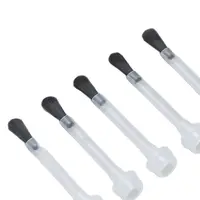 60pcs Round Tip Varnish Brush Head Disposable Nail Polish Bottle Brushes Replacement Manicure Painting Brush Tools Kit 2