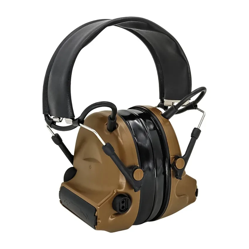 Tactical Headset Militar COMTAC II IPSC Hearing Protection Shooting Headphone No Mic Silicone Electronic Earmuffs C2