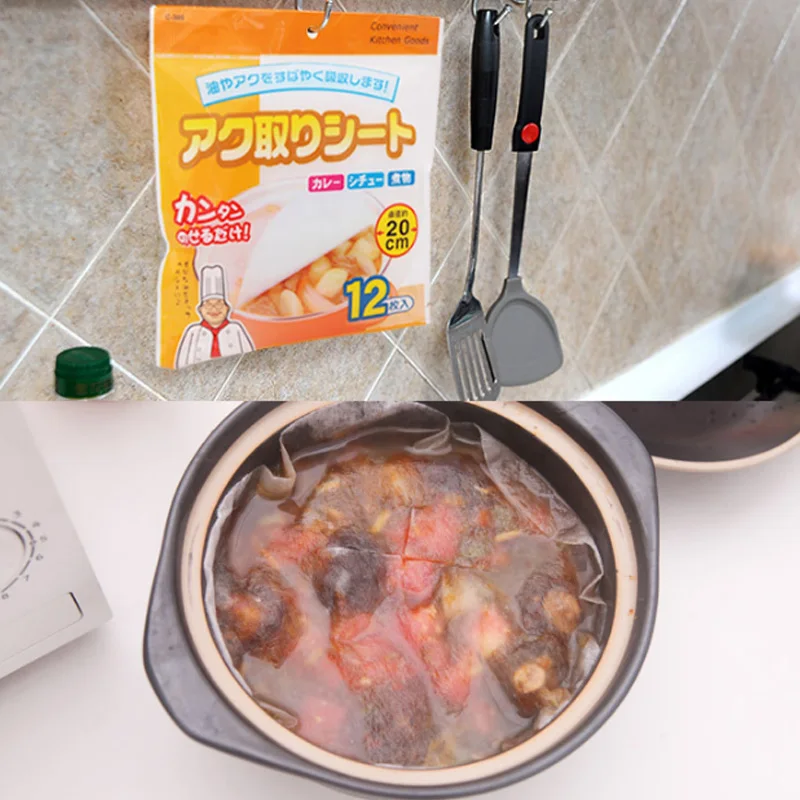 Kitchen Oil Absorbing Film Cooking Baking Barbecue Food Mat Soup Oil Absorption Film Blotting Paper Kitchen BBQ