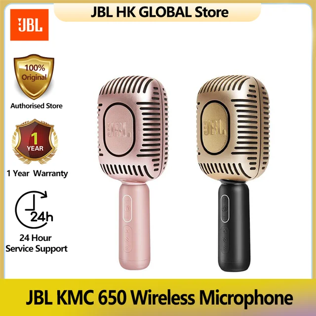 JBL 100%Original KMC 650 Wireless Microphone Professional Karaoke Microphone  Portable Bluetooth Wireless Speaker Microphone DJ - AliExpress