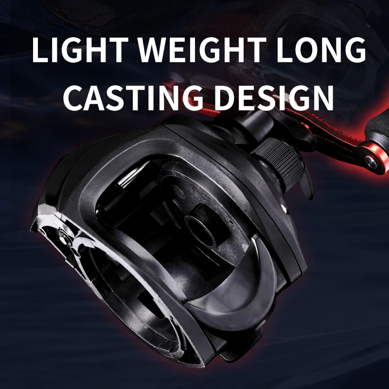 Rooblinos AC Baitcasting Reel Saltwater Freshwater Fishing Reels Max Drag 8KG Light Surf Cast Reel Baitcaster Reels