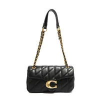Sac à bandoulière en cuir PU pour filles, sac à main de luxe à chaîne pour femmes, sac de transport léger de marque, sacs carrés à pompons 4