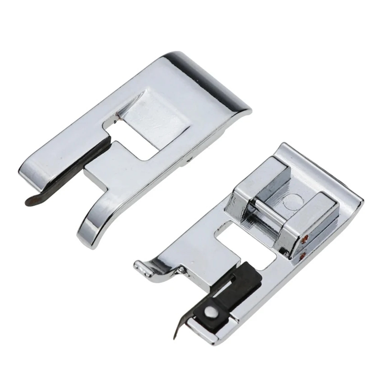 Enhanced Overlock Overcast Sewing Machine Presser Foot - Universal Low Shank Snap-On Accessory