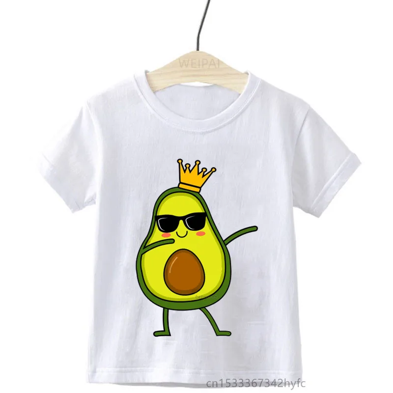 

Boys Girls Vegan Dabbing Avocado Princess Printed T-Shirts Kids T-Shirts Toddler Children Funny Cute Gift T-Shirts