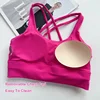63411-db4356.jpg 2024 New 2 Piece Yoga Set Breathable Fitness Suit Cross Back Yoga Tops Peach Butt Yoga Pants Pilates Running Fitness Suit
