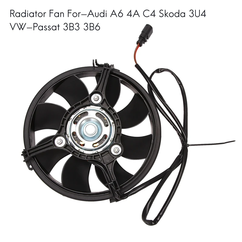 

Radiator Fan Tank Cooling Fan 8D0959455R For- A6 4A C4 Skoda 3U4 For Passat 3B3 3B6