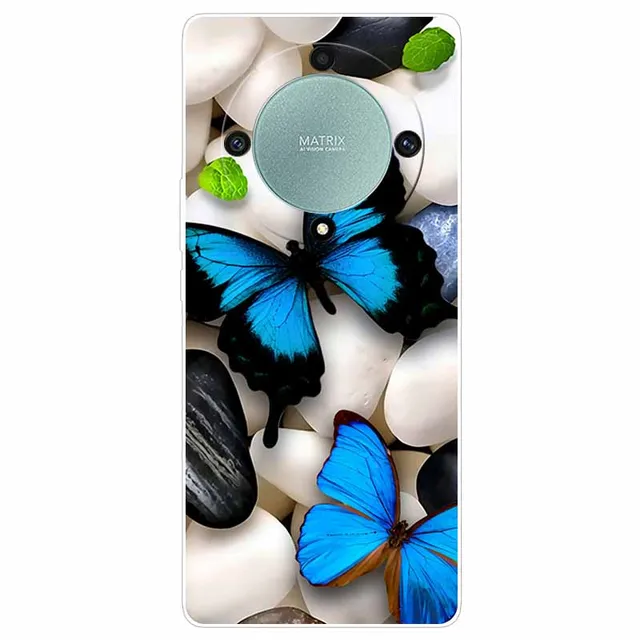 Case For Honor Magic5 Lite 5G 2023 Cover 6.67'' Flower Soft TPU Silicone  Funda for Honor Magic 5 Lite 5G Phone Cases Lovely Para