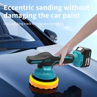 Polisseuse de voiture électrique Makita sans fil, 8 vitesses, affichage numérique, machine à polir et cirer les voitures, compatible avec batterie Makita 18V 5