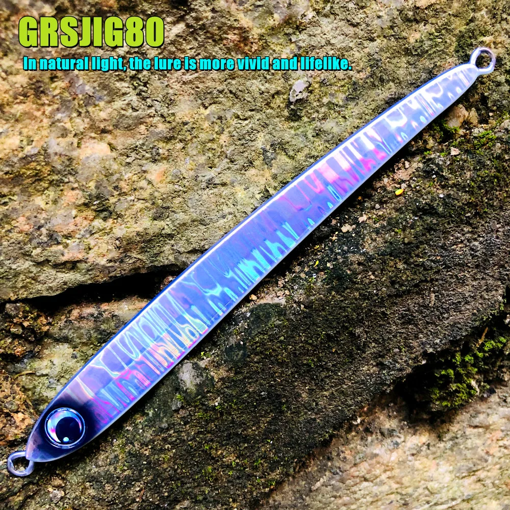 Description Picture 5 of itemGREENSPIDER 2023 New Shore Offshore Jigging Lure Kingfish Amberjack 60g 80g Blade Jig Metal Jigs Fishing Lure