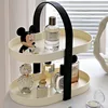 Chic Cosmetic Organizer for Vanity Countertop Skincare Perfume & Lipstick Storage Rack Display Rack for Bedroom Bathroom Dresser 3