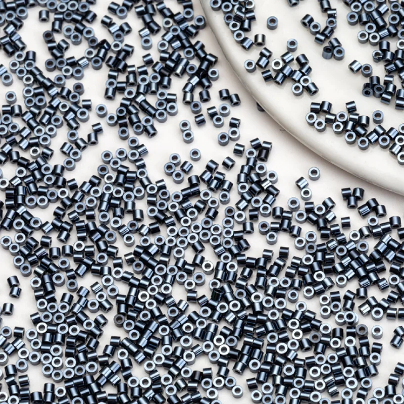 MKY Glass Beads 1.6MM 10g/20g/30g Metallic Colors Japanese Loose Beads For DIY Handmade Crochet Weave