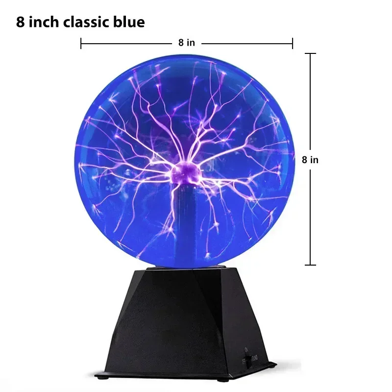 8 inch Blue EU plug