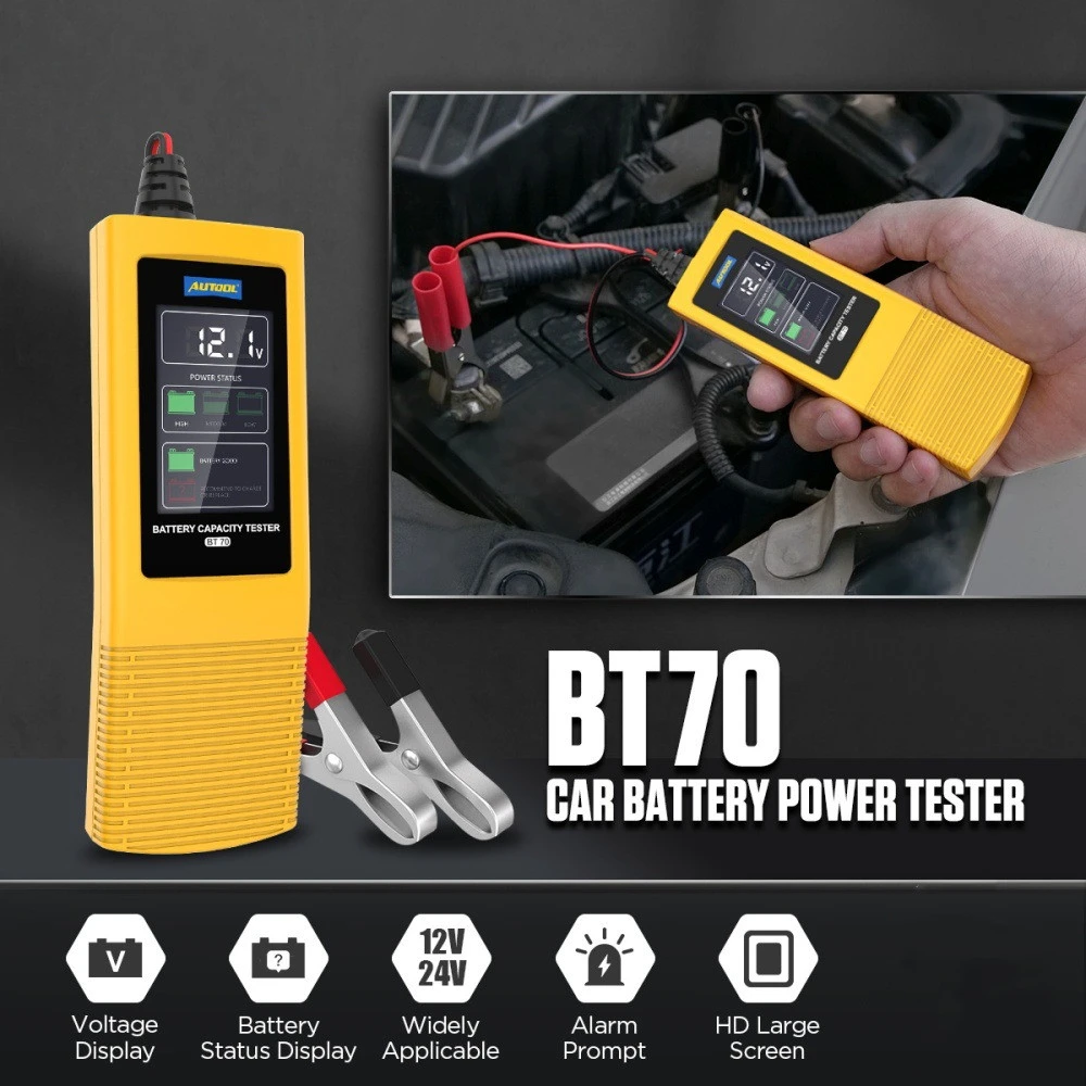 Auto battery monitor meter measuring instrument 12V24V lead acid