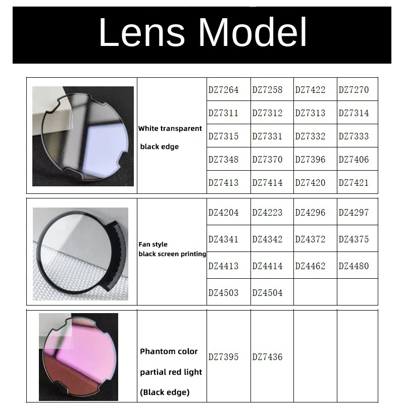 디젤 유리 DZ7311 DZ7313 DZ7331 DZ7370 DZ7395 DZ7396 DZ7406 DZ7413 DZ7314 미네랄 유리 52.5mm 남성용 시계 거울 교체