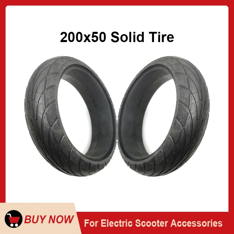 

200x50 Solid Tire 8x2.125 Non-Pneumatic Tyre for Xiaomi Scooter for Ninebot ES1 ES3 ES3 ES4 Scooter Wheel Tire Accessories