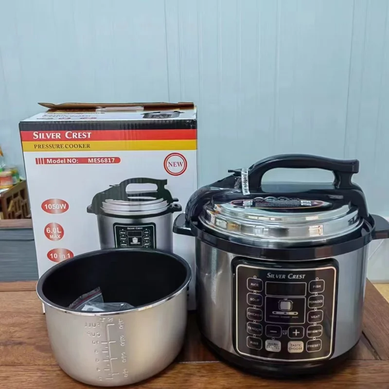 In stock Factory Direct New 6L Non-Stick Coating Inner Pot Household Coocker Electric Pressure Cooker
