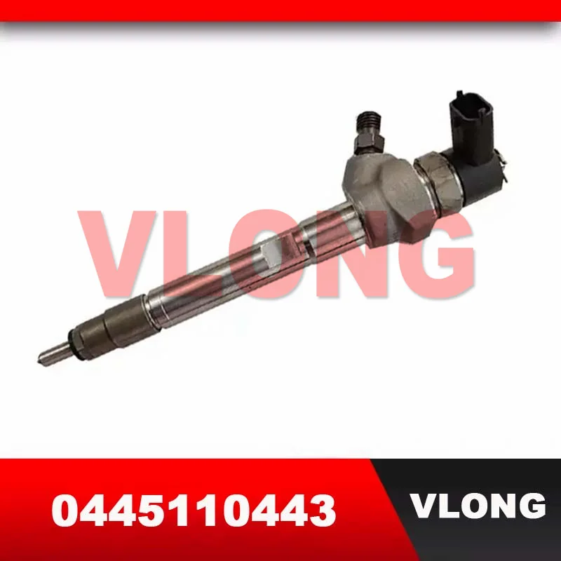

Genuine New Common Rail Diesel Fuel Injector Assy 0445110443 0445110442 for GREAT WALL HAVAL H3 H5 H6 WINGLE 5 6 GWM STEED V200