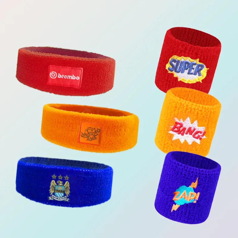 Breathable Sweat Absorbent Anti-Twist Soft Silicone Sports Wristband For Adults And Children Running Tennis Basketball Protectio