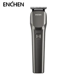 Aparador elétrico Enchen-beard 2 para homens, aparador de cabelo, máquina de corte, carregamento tipo c, ferramentas de limpeza