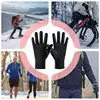 Winter Liner Gloves Non-Slip Warm Full Fingers Thermal Ski Gloves Windproof Touchscreen Gloves For Cycling Driving Hiking 2