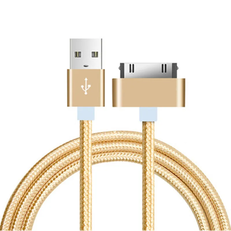 Cavo Usb 1M Per Iphone 4 S 4 S 3Gs 3G Ipad 1 2 3 Ipod Nano Itouch 30 Pin Ricarica Rapida Cavo Usb Adattatore Per Caricabatterie Cavo Di Sincronizzazio
