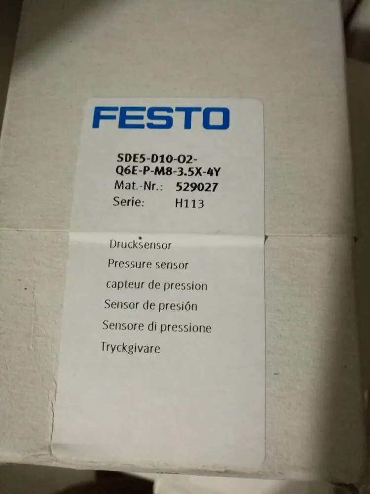 

Новинка! Фосветительная лампа Festo SDE5-D10-O2-Q6E-P-M8-3.5X-4Y 529027, 1 шт.