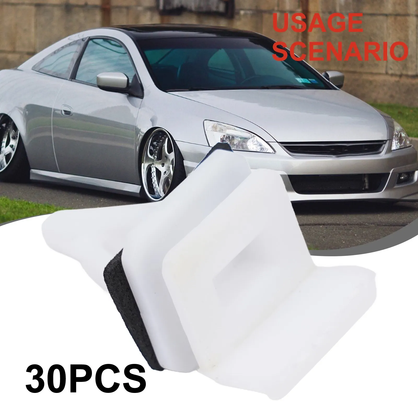 

30 боковых прокладок для прокладки панели Acura For Accord For Civic White, высокое качество, стабильные характеристики