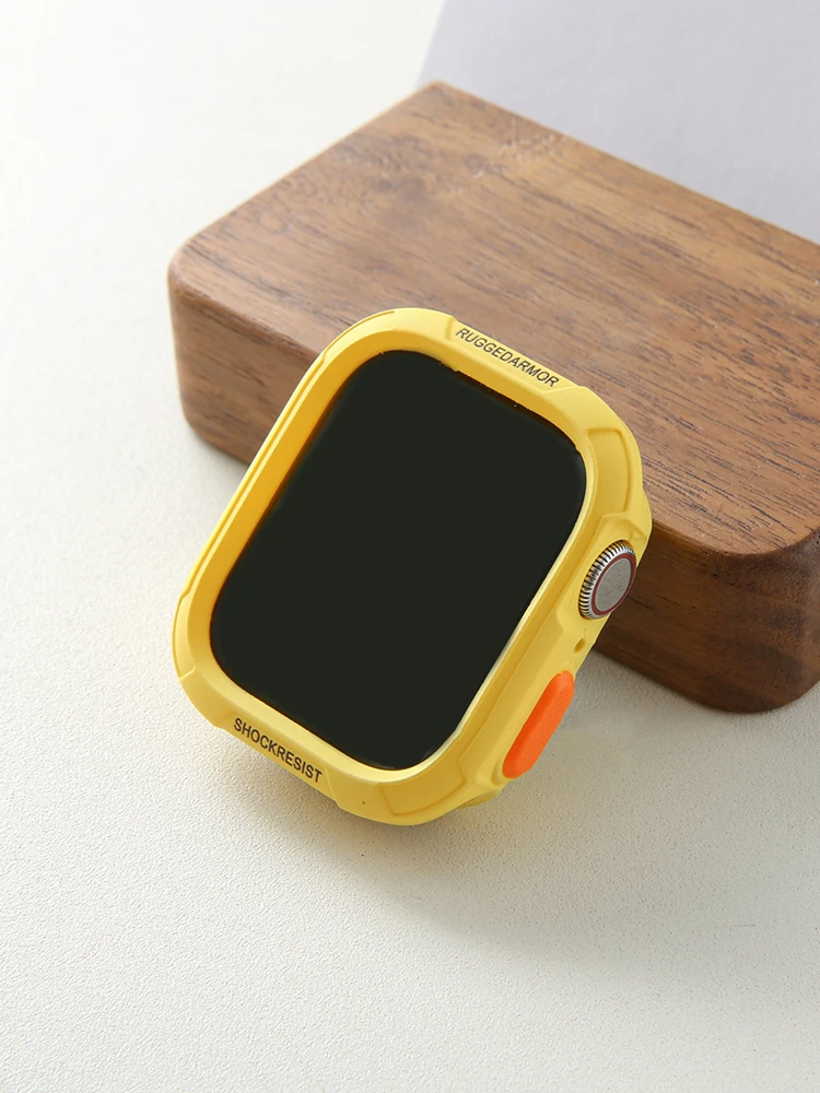 Stylish Letter Armor Shockproof Watch Case - Premium Anti-Fall Protection Cover