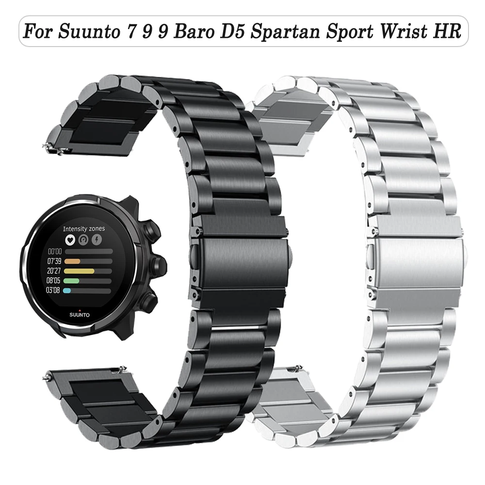 

Stainless Steel Strap Correa For Suunto 7 9 D5 Belt Bracelet 24mm For Spartan Sport Wrist HR 9 Baro Easyfit Smartwatch Wristband