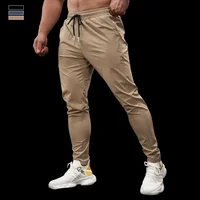 Pantalon de sport d'été pour hommes, séchage rapide, mince, décontracté, à petites jambes, pour course à pied, basket-ball, respirant 1