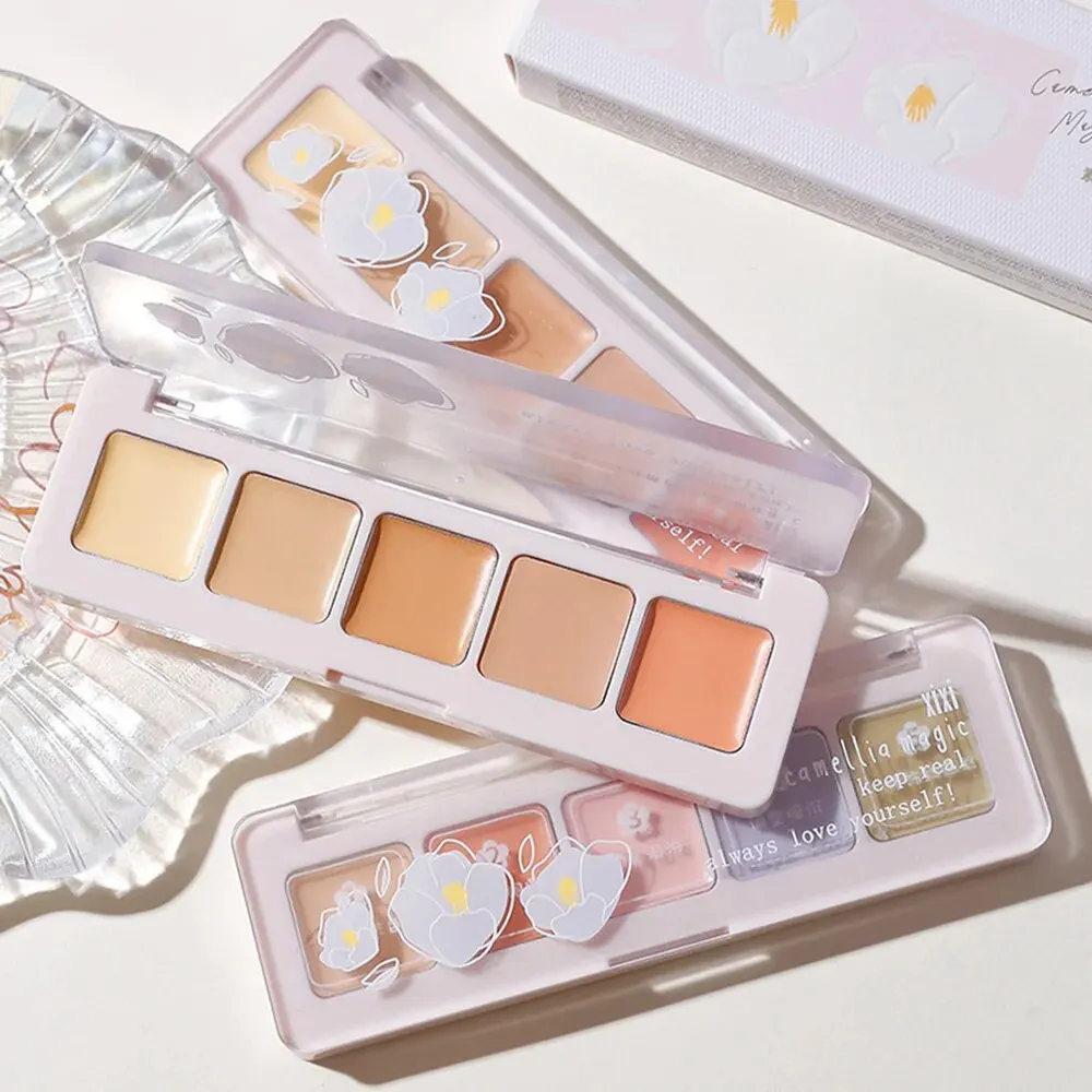 Face Concealer Palette XIXI 5 Colors Color Correcting Contouring Highlighter