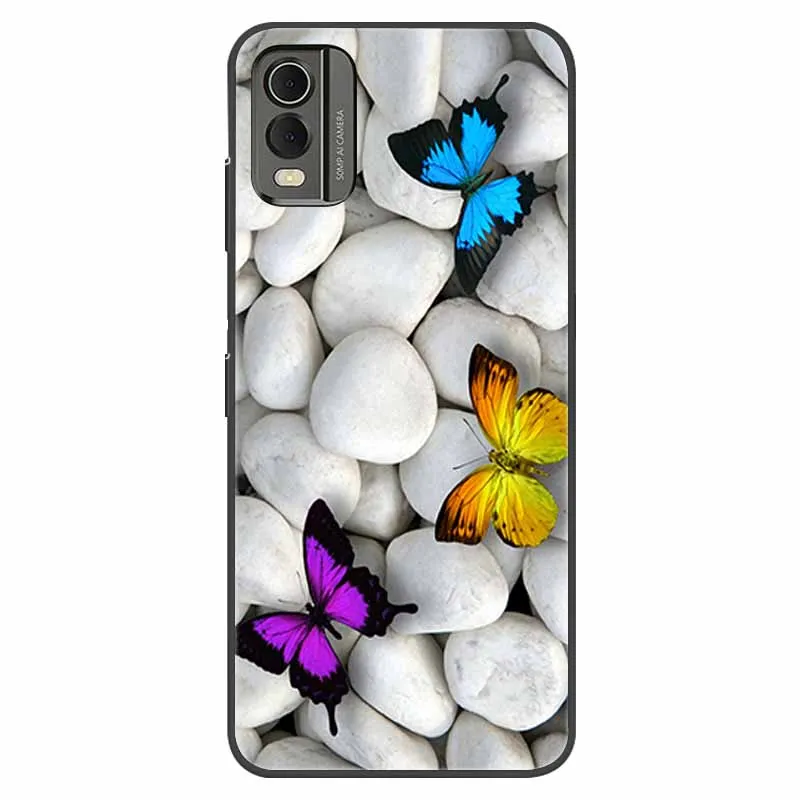 Shockproof Soft Silicone TPU Back Cover with Cute Cartoon Design