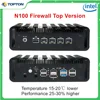Topton 4x2.5G Fanless Mini PC Intel N150 N100 N4000 Top Version i226-V Firewall Router PC Proxmox VPN Server pfSense OPNsense 1