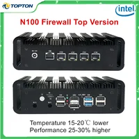 Topton 4x2.5G Fanless Mini PC Intel N150 N100 N4000 Top Version i226-V Firewall Router PC Proxmox VPN Server pfSense OPNsense 1