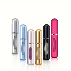 Set of 6 Travel - Size Portable Spray Bottles - 5ml Self - Priming Bottom Fill Perfume Containers - 5ml (6Pcs Sub - Bottles)