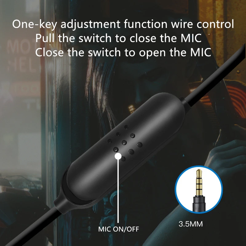 For Bose Quiet Comfort 35 II QC35 II QC45 Game Microphone Audio Line Noise-cancelling Headset Wired Plug-in with Wire-controlled