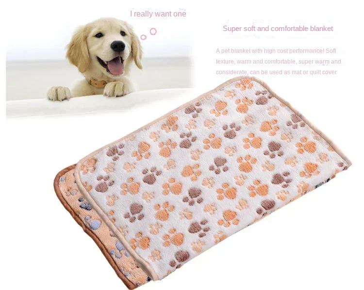 Title 2, Pet Blanket All-season Universal Footprint Cora...