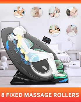 Full Body Massage Chair with Heating, Massage Chair Recliner with Zero Gravity, Bluetooth Speaker, Airbags, Foot Roller 2