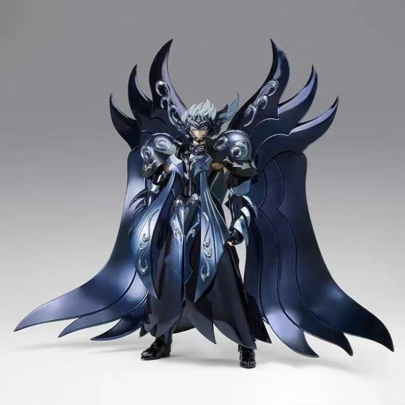 새로운 재고 있음 오리지널 세인트 세이야 MST 데스 타나토스 별자리 피규어 액션 인형 모델 장식 축제 장난감 선물