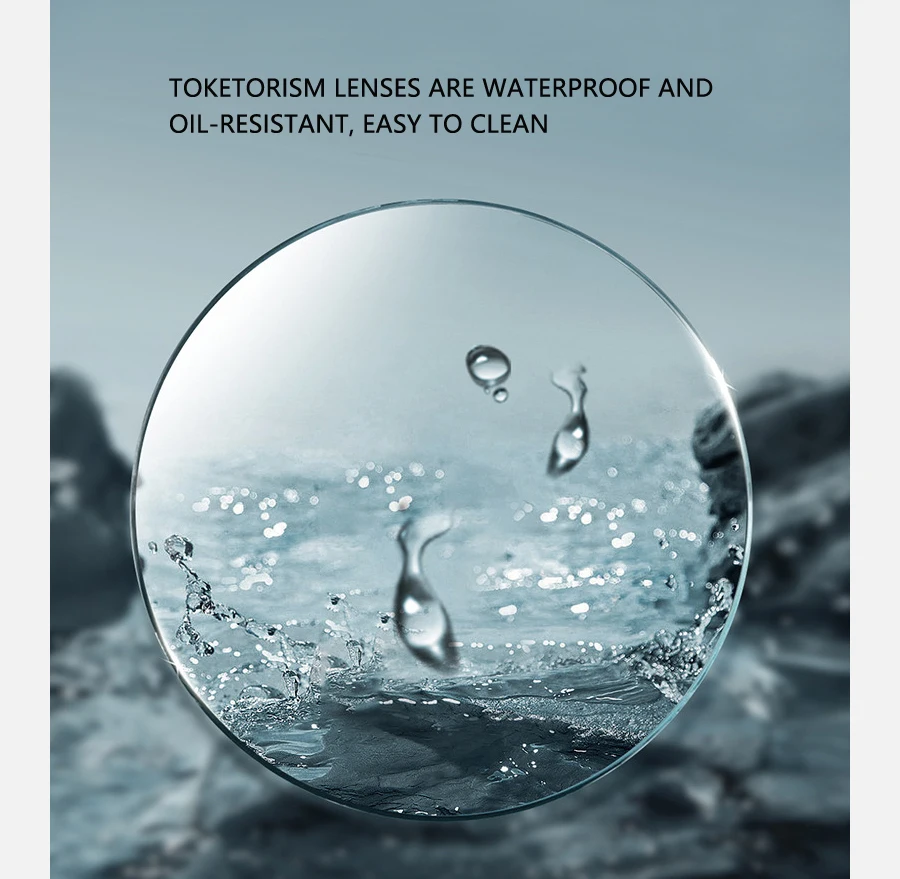 Toketorism Runde transparente Rahmen Damen optische Brillen Herren Blaulicht blockierende Multifokalbrillen – Detail 6