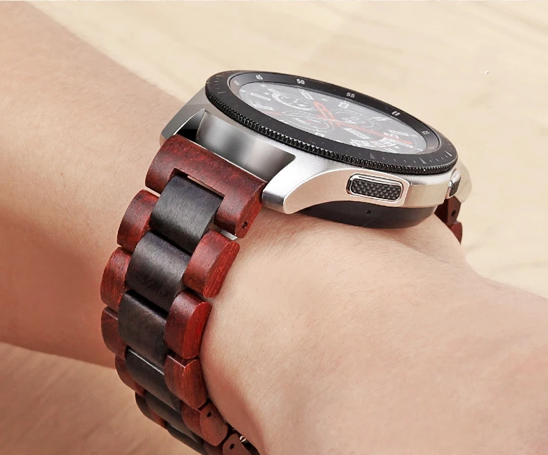 22mm Sandalwood Bracelet Strap - Elegant and Versatile Watchband