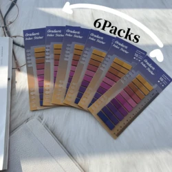 Vibrant Sticky Notes Collection - Self - Adhesive Memo Pads for Versatile Book Annotation and Organizing (1200Sheets)