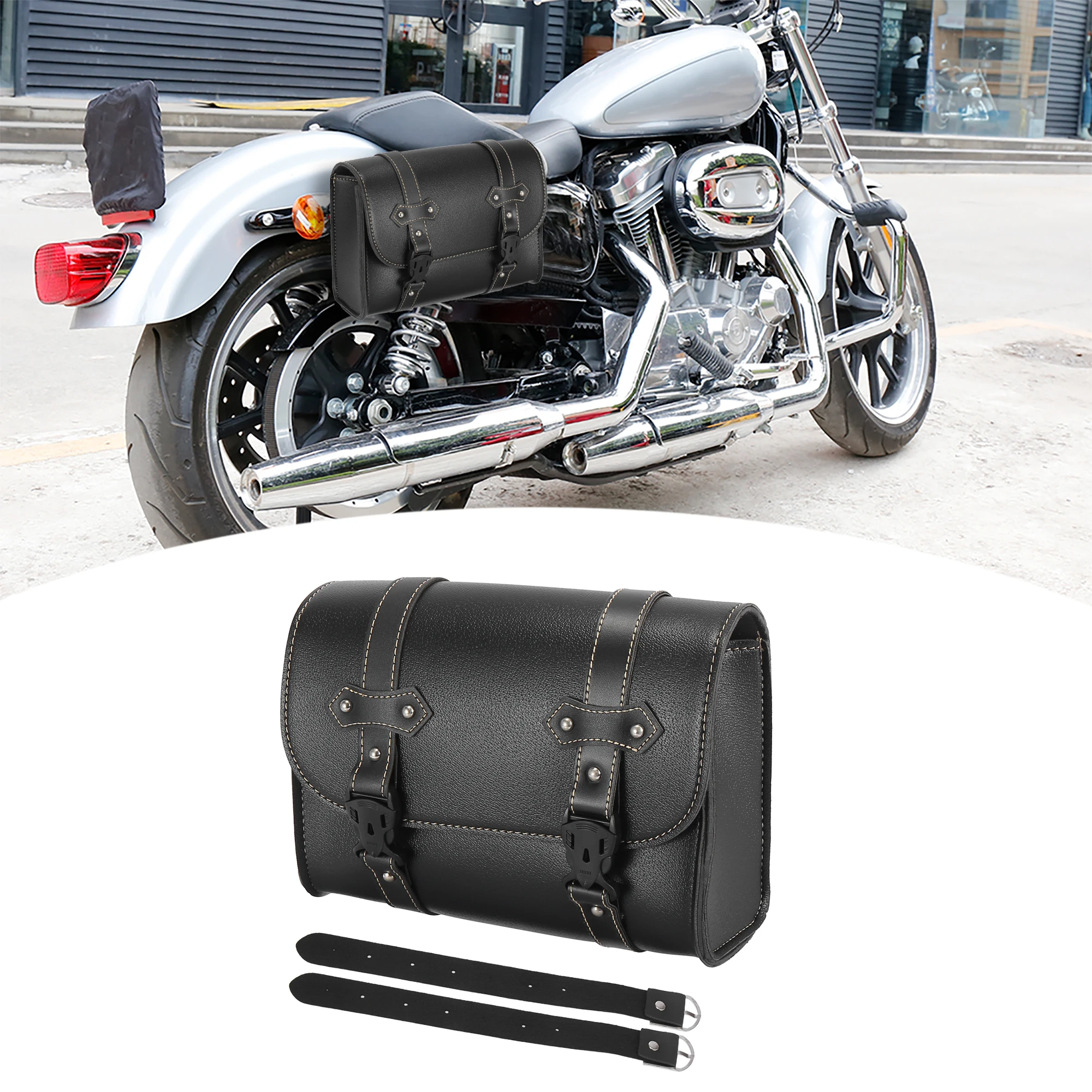 Motorcycle Handlebar Bag, Fork Tool Bag, Motorcycle Tool Bag, Bike  Saddlebag, Bicycle Bag, Motorcycle Bag, Harley Bag, Chopper Bag 