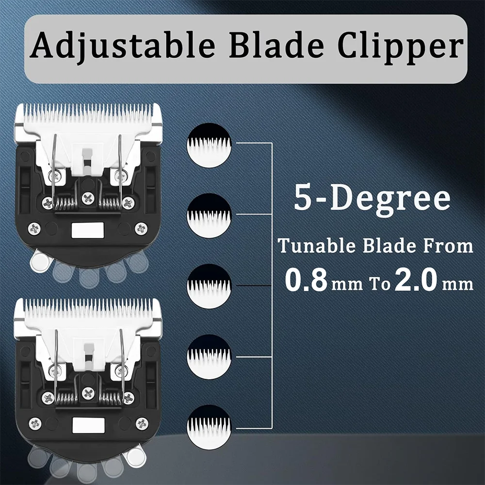 Electric Tufting Carpet Clipper Blade Replaceable Ceramic 5 Levels Adjustable Pet Hair Trimming Tool
