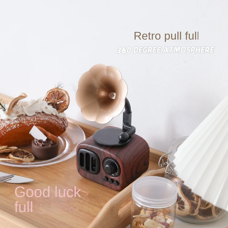 

Retro Phonograph Decoration High-End Entry Lux Home Decoration Computer Desktop Office Creative Gift Small
