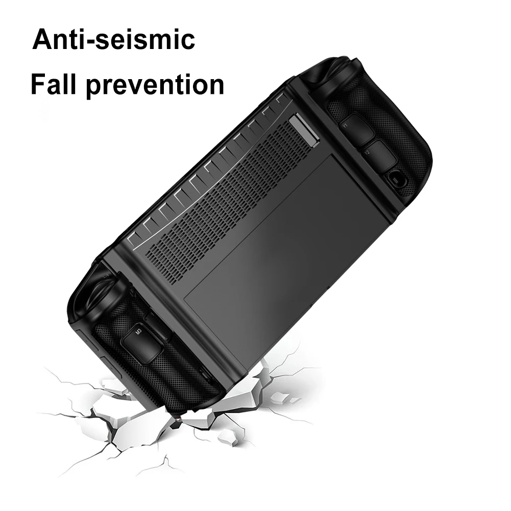 Shockproof TPU Cover with Stand and Anti-Slip Grip for Handheld Gaming Consoles